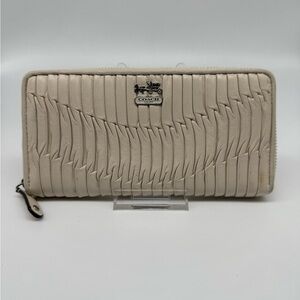 Coach Madison Gathered Leather Wallet